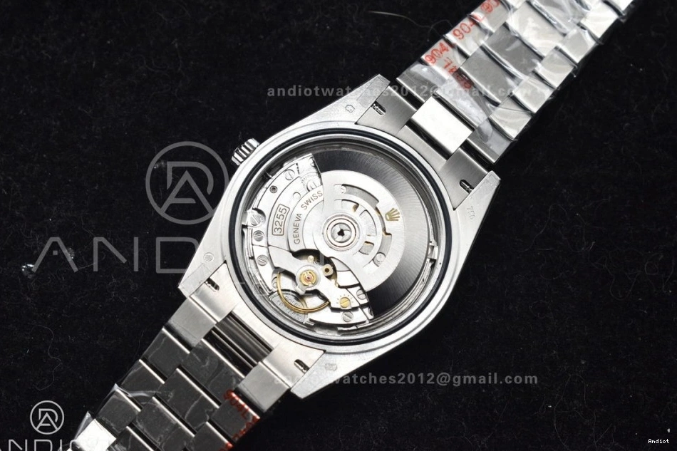 Bracelet 904L DayDate Steel President Dial A3255 40 V2 SS Blue GMF Stick On Ice 0329